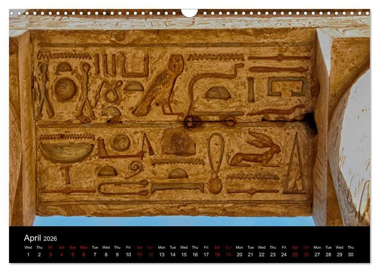 Produktbild: On the trail of the ancient Egypt (Wall Calendar 2026 DIN A3 landscape), CALVENDO 12 Month Wall Calendar