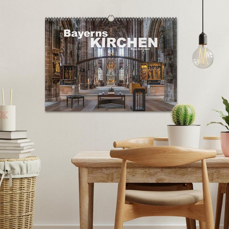Produktbild: Bayerns Kirchen (Wandkalender 2026 DIN A3 quer), CALVENDO Monatskalender