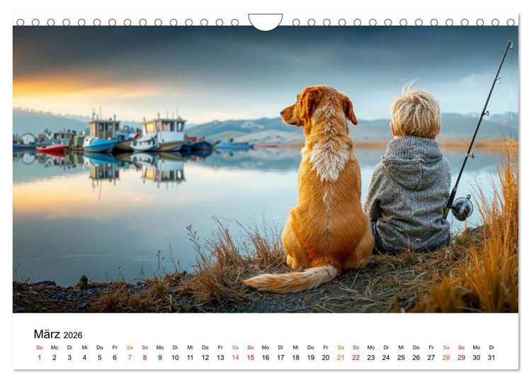 Produktbild: Angeln - der gro&szlig;e Fang (Wandkalender 2026 DIN A4 quer), CALVENDO Monatskalender