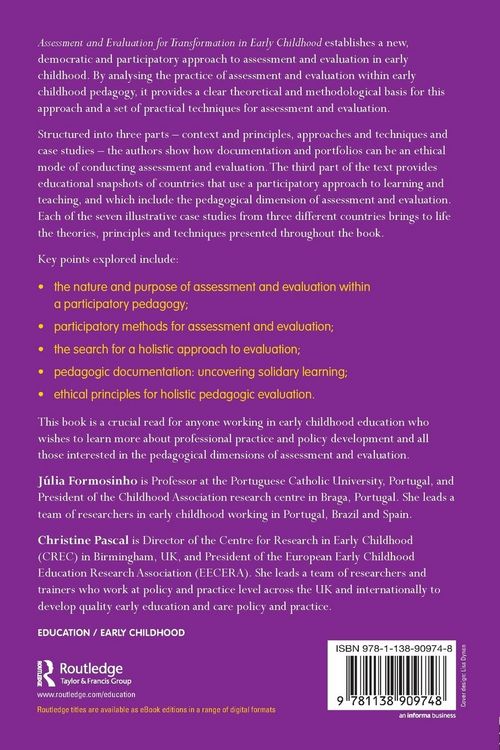 Produktbild: Assessment and Evaluation for Transformation in Early Childhood