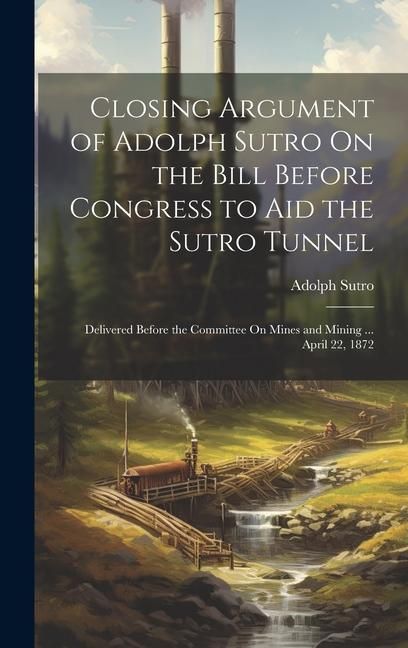 Produktbild: Closing Argument of Adolph Sutro On the Bill Before Congress to Aid the Sutro Tunnel: Delivered Before the Committee On Mines and Mining ... April 22,