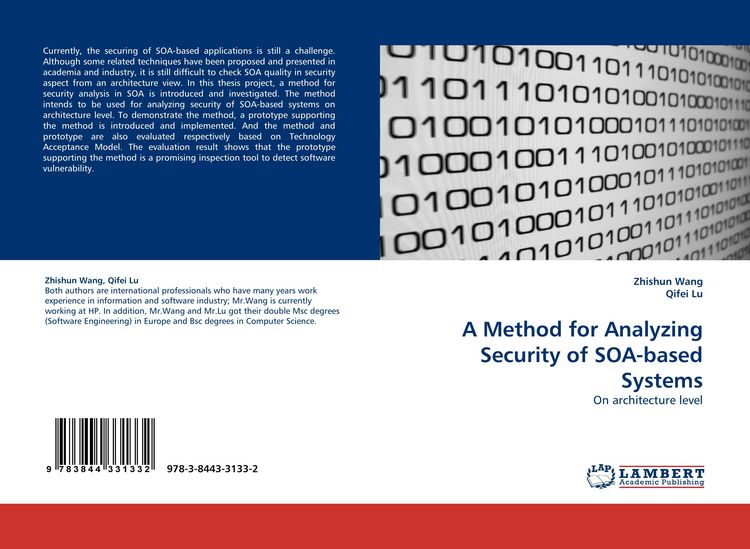 Produktbild: A Method for Analyzing Security of SOA-based Systems