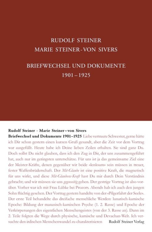 Bild vom Artikel Rudolf Steiner - Marie Steiner-von Sivers: Briefwechsel und Dokumente 1901-1925 vom Autor Rudolf Steiner
