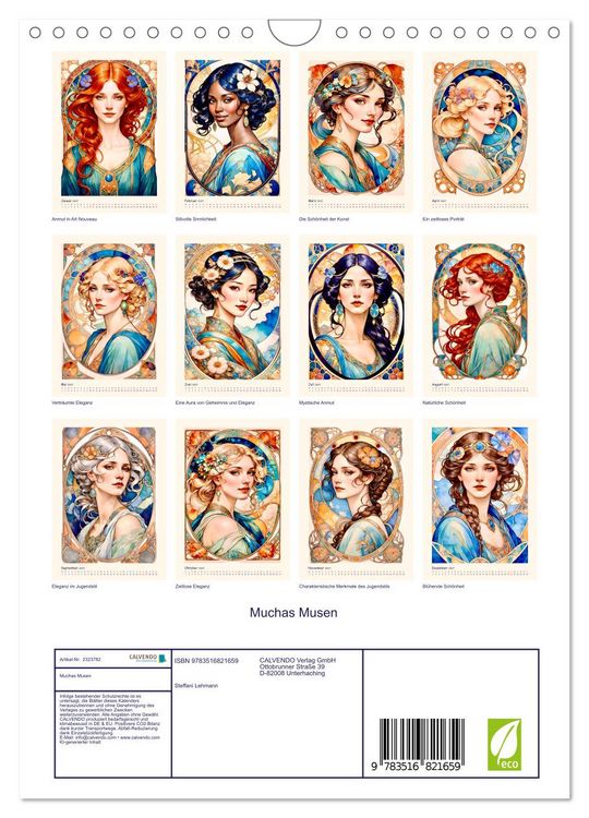 Produktbild: Muchas Musen (Wandkalender 2027 DIN A4 hoch), CALVENDO Monatskalender