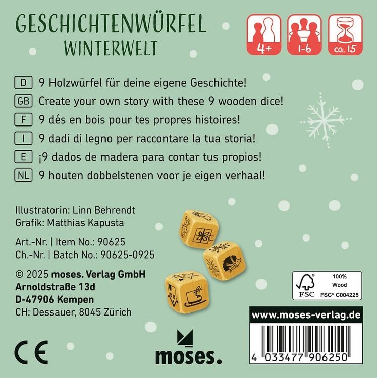 Produktbild: Geschichtenw&uuml;rfel Winterwelt