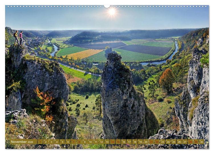 Produktbild: Landschaften im Altm&uuml;hltal (hochwertiger Premium Wandkalender 2026 DIN A2 quer), Kunstdruck in Hochglanz