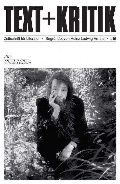 Produktbild: TEXT+KRITIK 205 - Ulrich Holbein