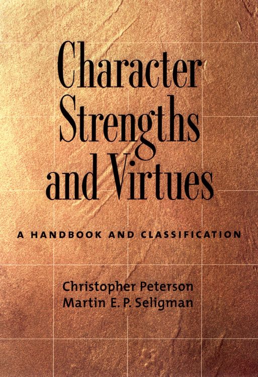 Produktbild: Character Strengths and Virtues