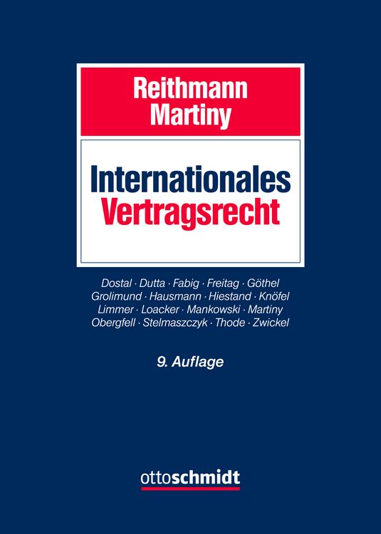 Produktbild: Internationales Vertragsrecht