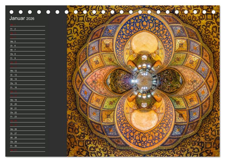 Produktbild: Orientalische Architektur - Verzaubernd (Tischkalender 2026 DIN A5 quer), CALVENDO Monatskalender