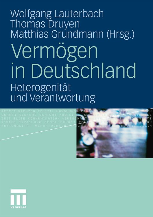 Produktbild: Verm&ouml;gen in Deutschland