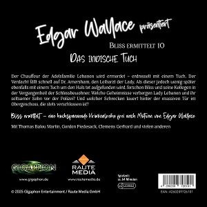 Produktbild: Edgar Wallace - Bliss ermittelt - Das indische Tuch,1 Audio-CD