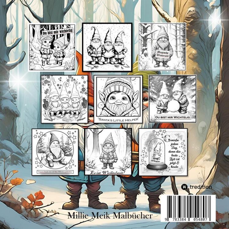 Produktbild: Wichtel Malbuch Wichtelfreude - Malbuch f&uuml;r die Winterzeit