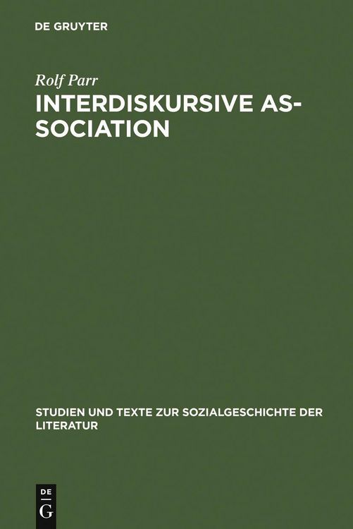 Produktbild: Interdiskursive As-Sociation