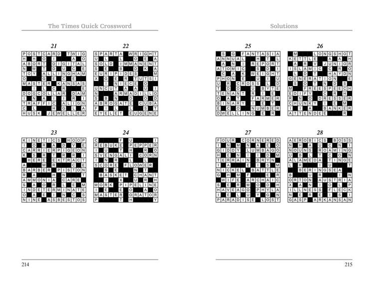 Produktbild: The Times Quick Crossword Book 27
