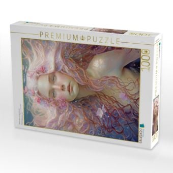 Produktbild: CALVENDO Puzzle Meerjungfrau in Pastellfarben | 1000 Teile Lege-Gr&ouml;&szlig;e 64x48cm Foto-Puzzle f&uuml;r gl&uuml;ckliche Stunden