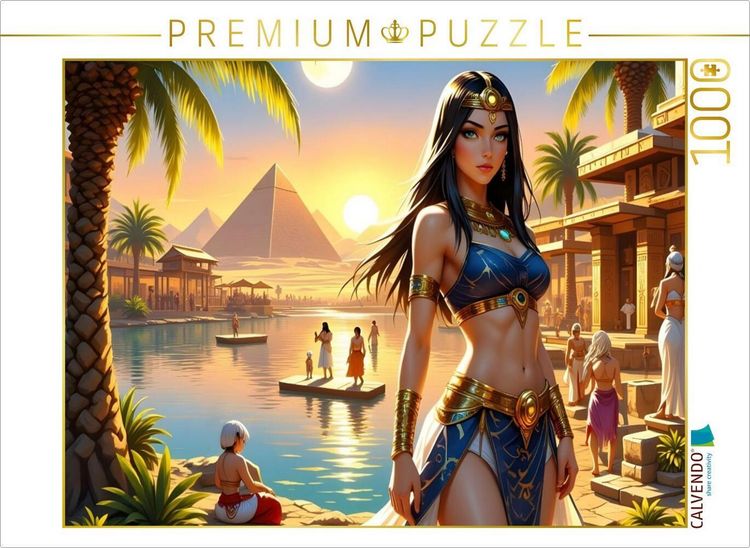 Produktbild: CALVENDO Puzzle Mystische Sandd&uuml;nen: Das alte &Auml;gypten | 1000 Teile Lege-Gr&ouml;&szlig;e 64x48cm Foto-Puzzle f&uuml;r gl&uuml;ckliche Stunden
