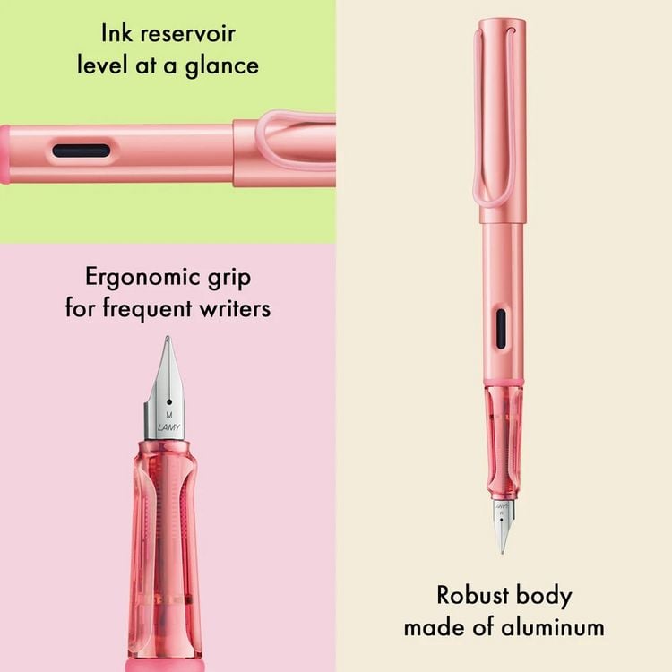 Produktbild: LAMY F&uuml;ller 0C0 AL-star flamingo, Feder M (Sondermodell)