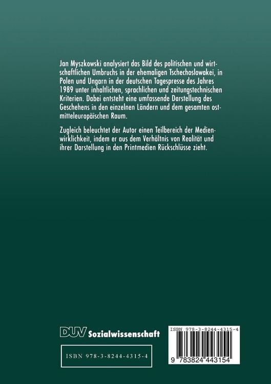 Produktbild: Der politische und wirtschaftliche Umbruch in Ostmitteleuropa