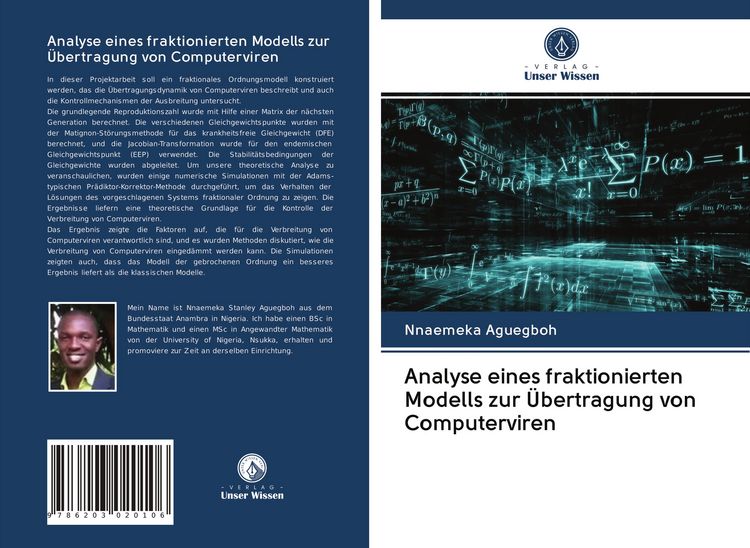 Produktbild: Analyse eines fraktionierten Modells zur &Uuml;bertragung von Computerviren