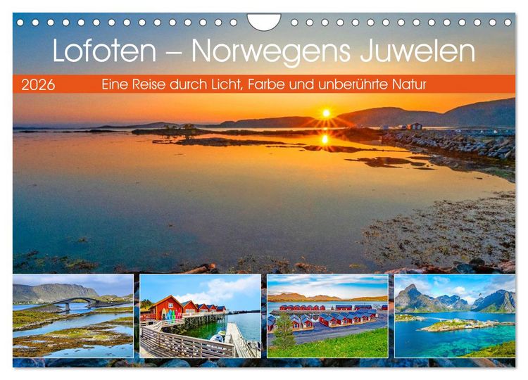 Produktbild: Lofoten - Norwegens Juwelen (Wandkalender 2026 DIN A4 quer), CALVENDO Monatskalender