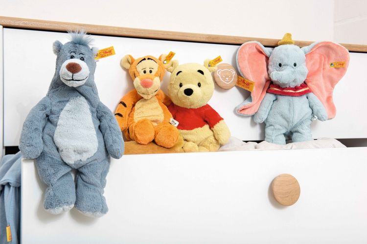 Produktbild: Steiff 024559 - Disney Originals Dumbo, hellblau/bunt, Pl&uuml;sch, 30 cm