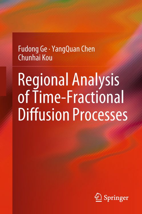 Produktbild: Regional Analysis of Time-Fractional Diffusion Processes