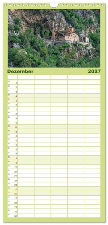 Produktbild: Familienplaner 2027 - Albanien. Eine Entdeckungsreise. mit 5 Spalten (Wandkalender, 21 x 45 cm) CALVENDO