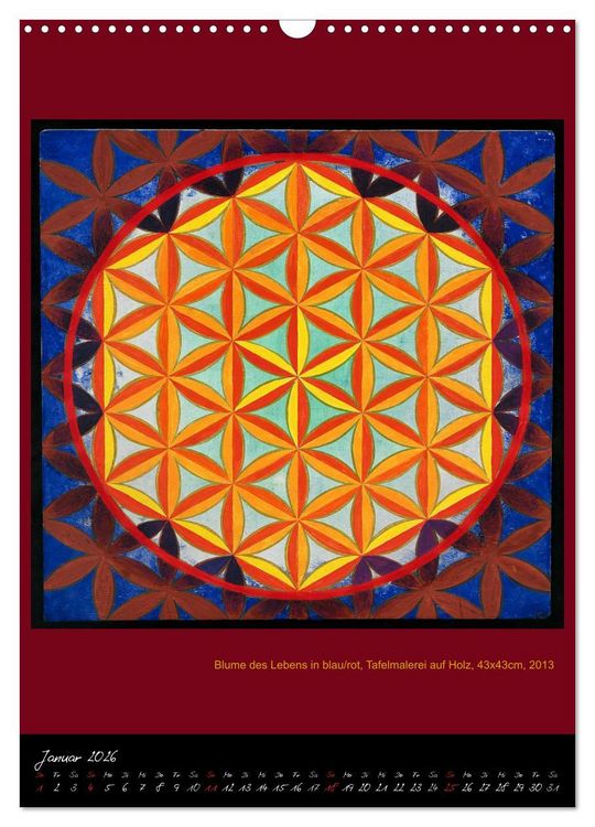 Produktbild: Die heilige Blume des Lebens - Mandalas von Istvan Seidel (Wandkalender 2026 DIN A3 hoch), CALVENDO Monatskalender