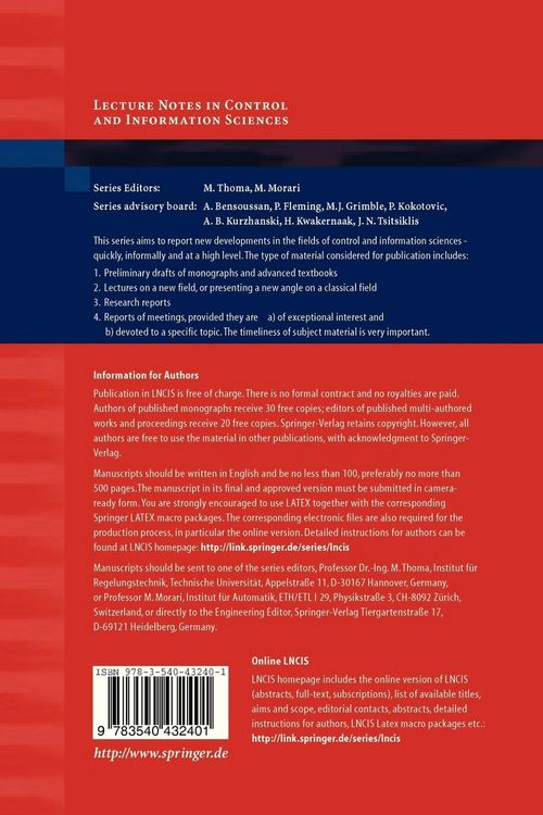 Produktbild: Nonlinear and Adaptive Control