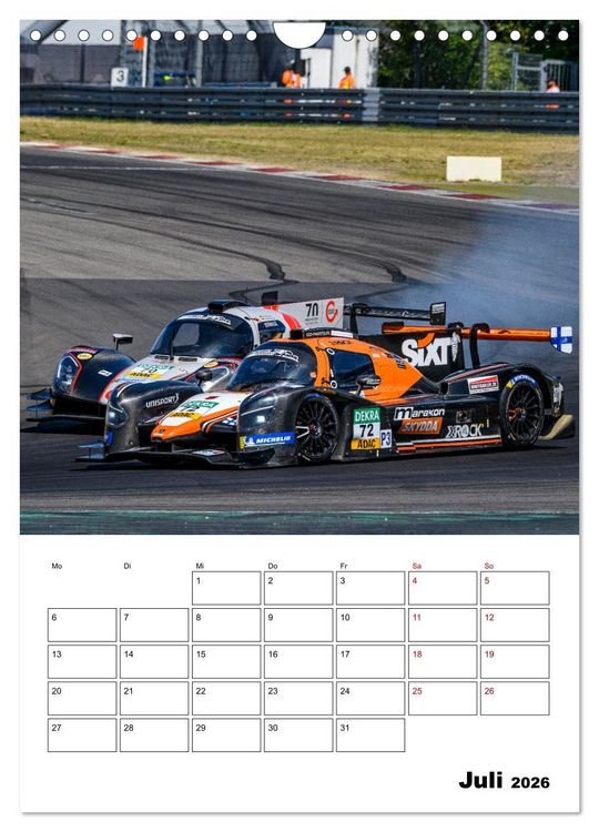 Produktbild: PROTOTYPE RACING am N&uuml;rburgring (Wandkalender 2026 DIN A4 hoch), CALVENDO Monatskalender