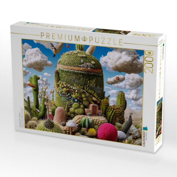CALVENDO Puzzle Lebendige Kaktus-Skulptur | 2000 Teile Lege-Gre 90x67cm  Foto-Puzzle fr glckliche Stunden kaufen