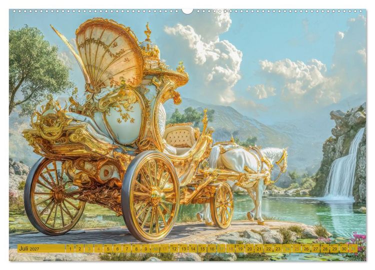 Produktbild: Kutschentr&auml;ume - Fantasiewerke (Wandkalender 2027 DIN A2 quer), CALVENDO Monatskalender