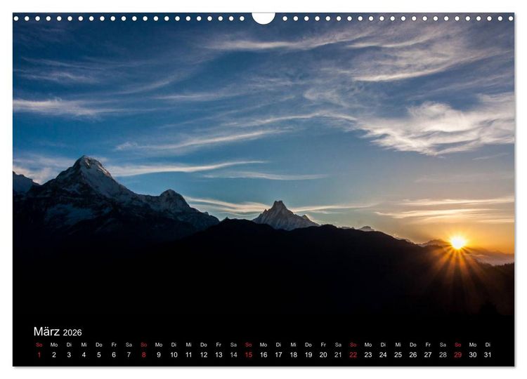 Produktbild: Namaste Nepal (Wandkalender 2026 DIN A3 quer), CALVENDO Monatskalender