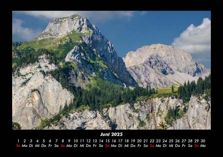 Produktbild: Landschaftskalender 2025 Fotokalender DIN A3