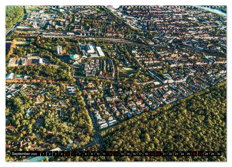 Produktbild: Hannover - Luftige Einblicke (Wandkalender 2026 DIN A2 quer), CALVENDO Monatskalender