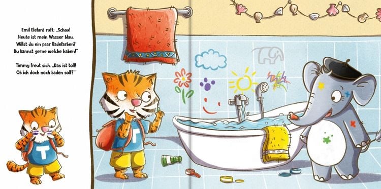 Produktbild: Timmy Tiger. Ich hab heute Badetag!