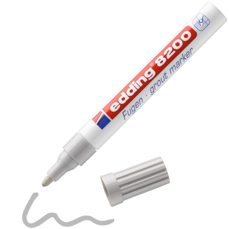 Produktbild: Edding 8200 4-8200-1-4026 Fugenmarker Silber-Grau 2 mm, 4mm