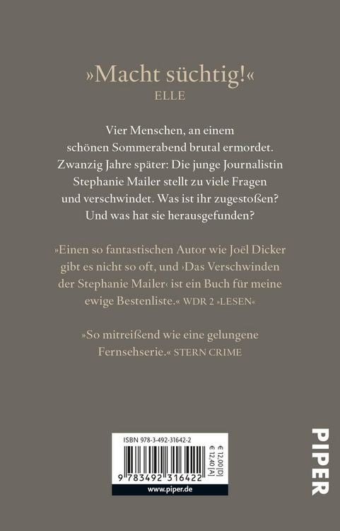 Produktbild: Das Verschwinden der Stephanie Mailer