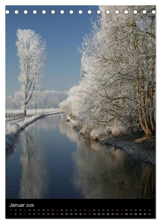 Produktbild: Unser sch&ouml;nes Klever Land (Tischkalender 2026 DIN A5 hoch), CALVENDO Monatskalender