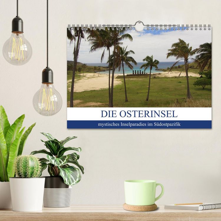 Produktbild: Die Osterinsel - mystisches Inselparadies im S&uuml;dostpazifik (Wandkalender 2026 DIN A4 quer), CALVENDO Monatskalender