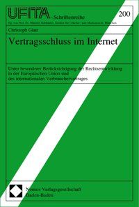 Produktbild: Vertragsschluss im Internet