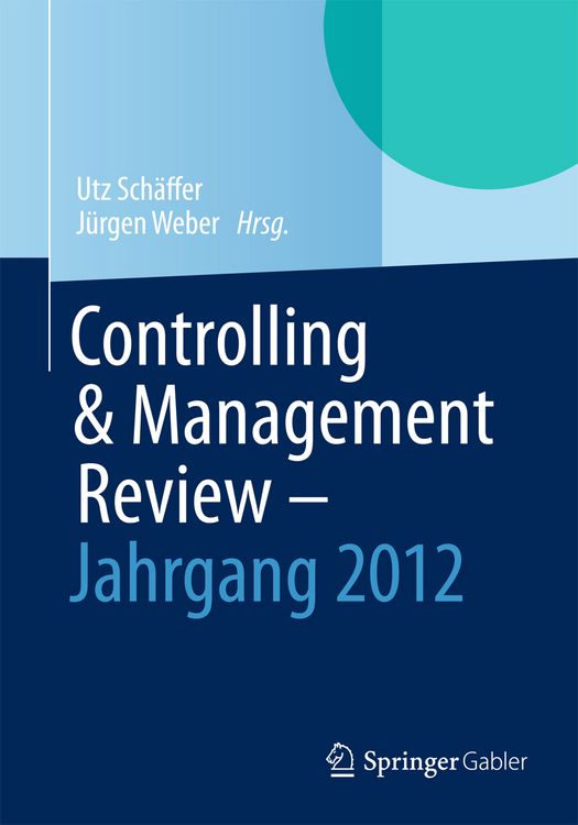 Produktbild: Controlling & Management Review - Jahrgang 2012