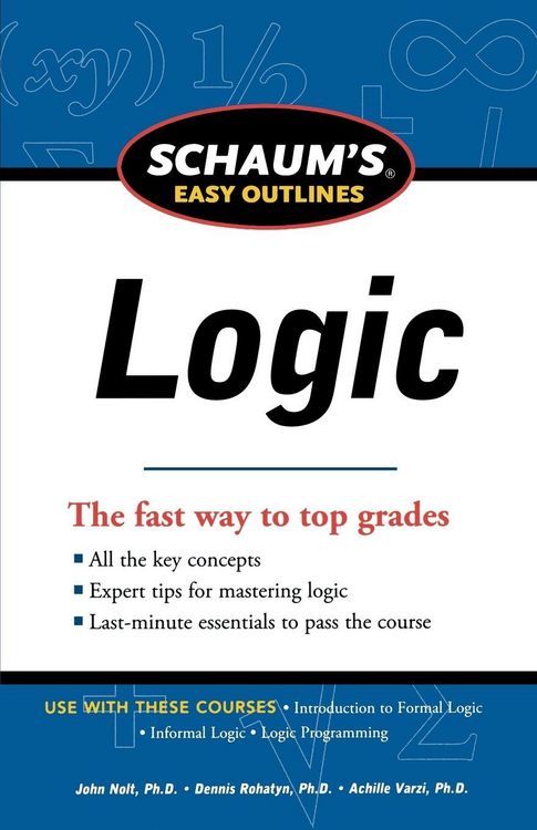 Produktbild: Schaum's Easy Outline of Logic, Revised Edition