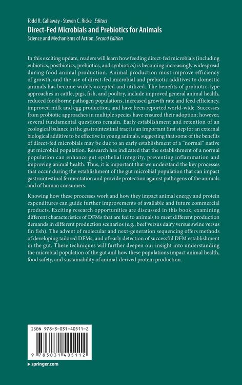 Produktbild: Direct-Fed Microbials and Prebiotics for Animals