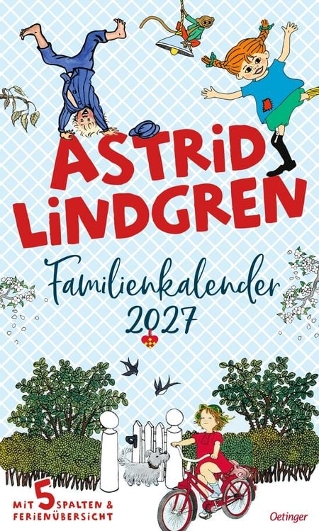 Produktbild: Astrid Lindgren Familienkalender 2027