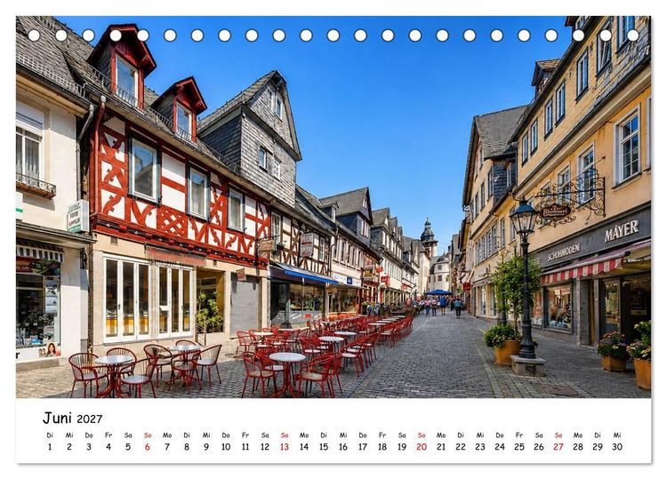 Produktbild: Glanzvolles Weilburg (Tischkalender 2027 DIN A5 quer), CALVENDO Monatskalender