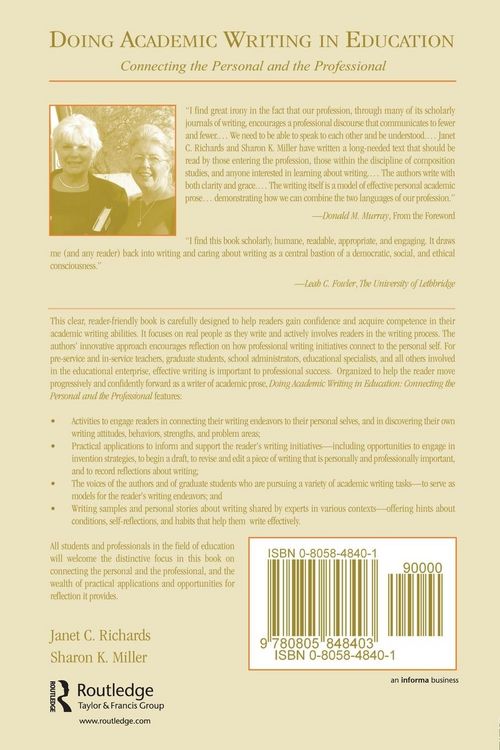 Produktbild: Doing Academic Writing in Education