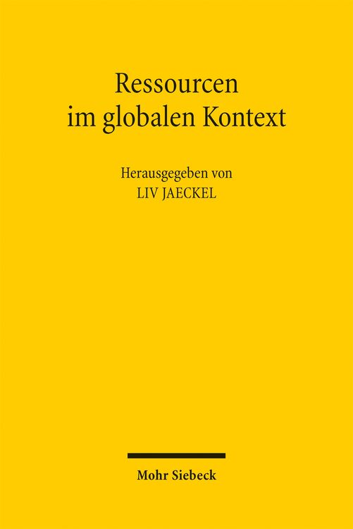 Produktbild: Ressourcen im globalen Kontext