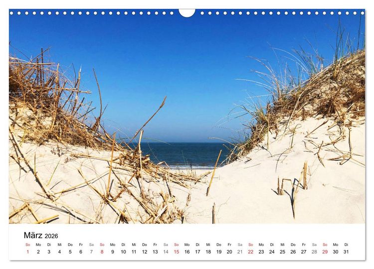 Produktbild: Borkum - Wo die Zeit still steht. (Wandkalender 2026 DIN A3 quer), CALVENDO Monatskalender